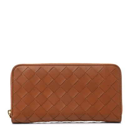 Bottega Veneta Nappa Intrecciato Zip Around Wallet Toscana 1 of 8