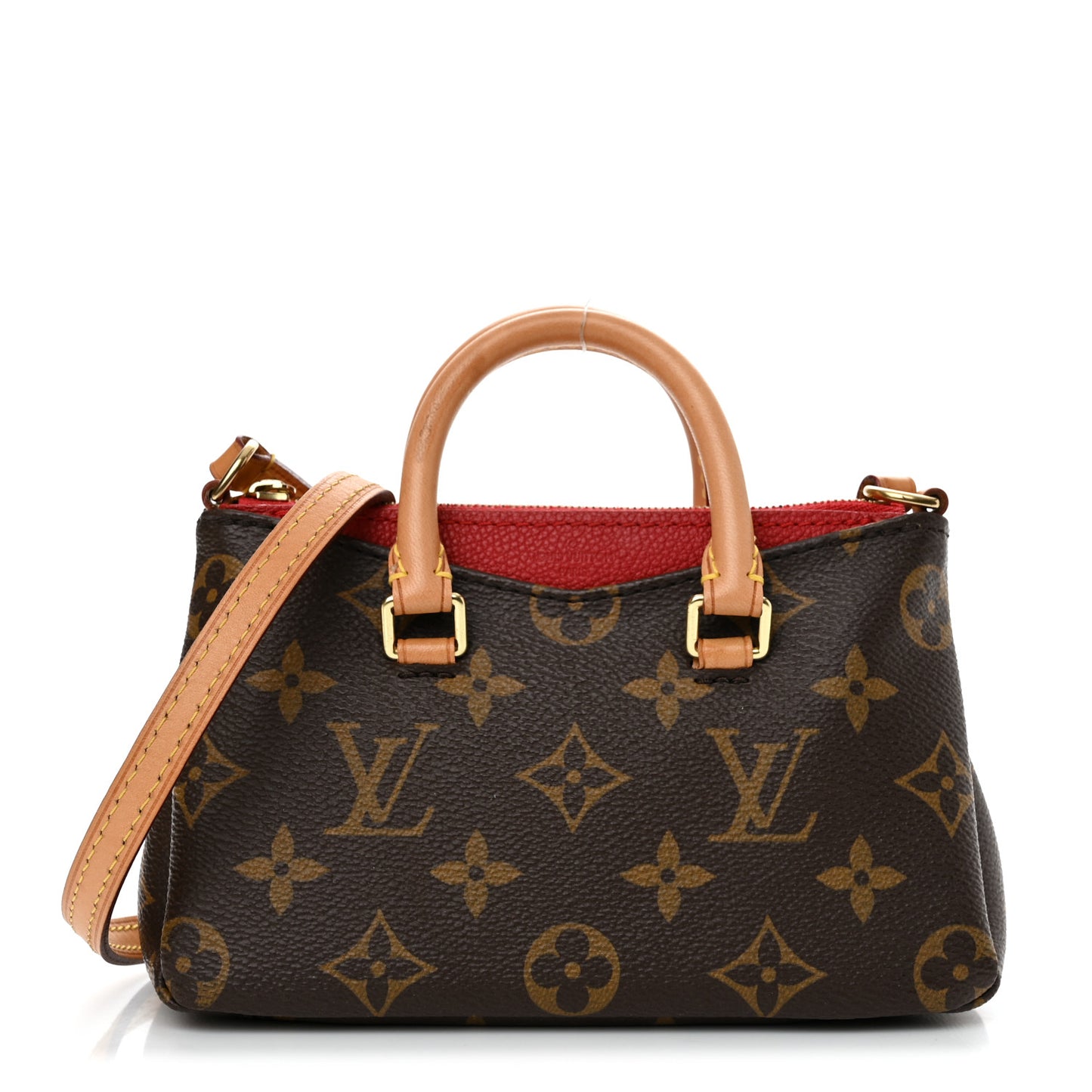 Monogram Nano Pallas Cherry