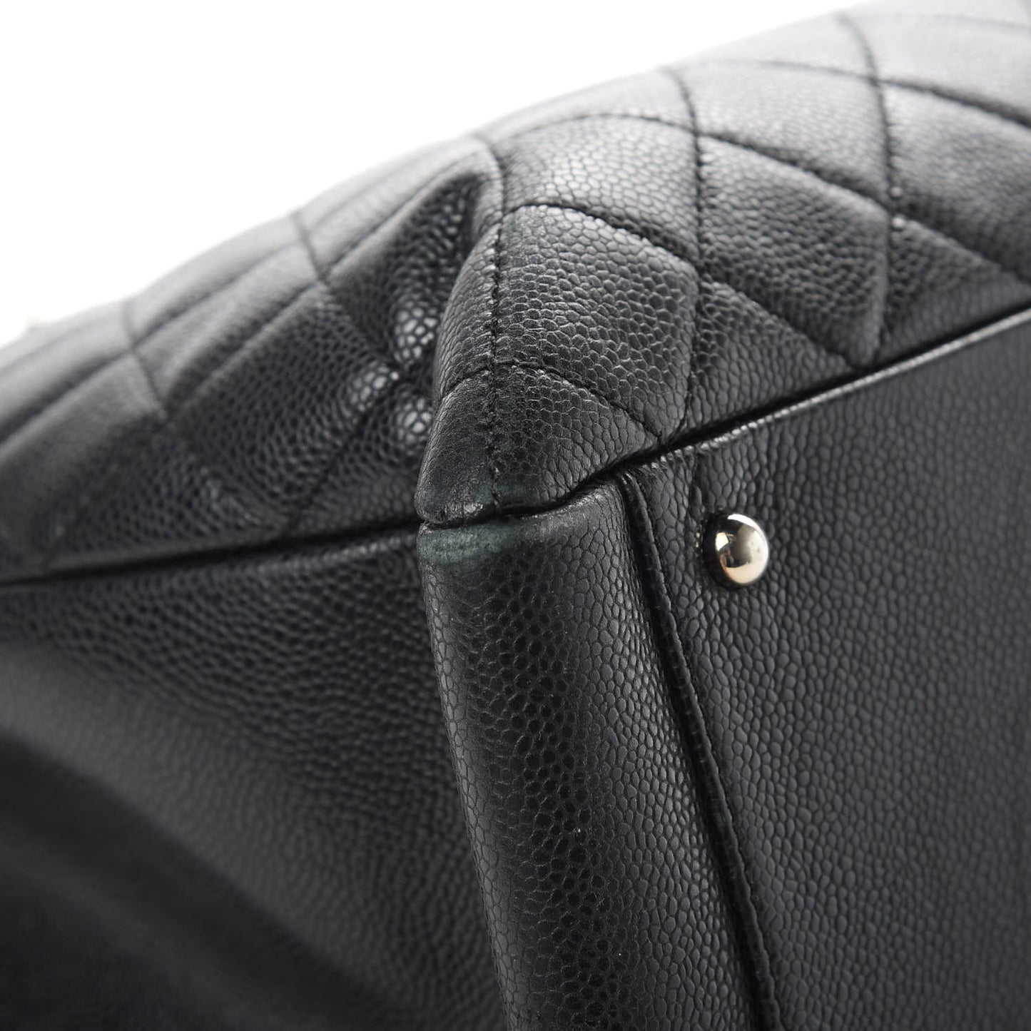 Caviar Quilted XL Grand Shopping Tote GST Black