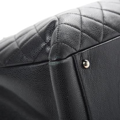 Chanel Caviar Quilted XL Grand Shopping Tote GST Black 9 of 21