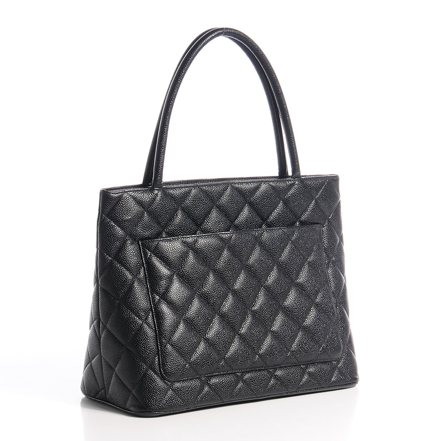 Chanel Caviar Medallion Tote Black 3 of 8