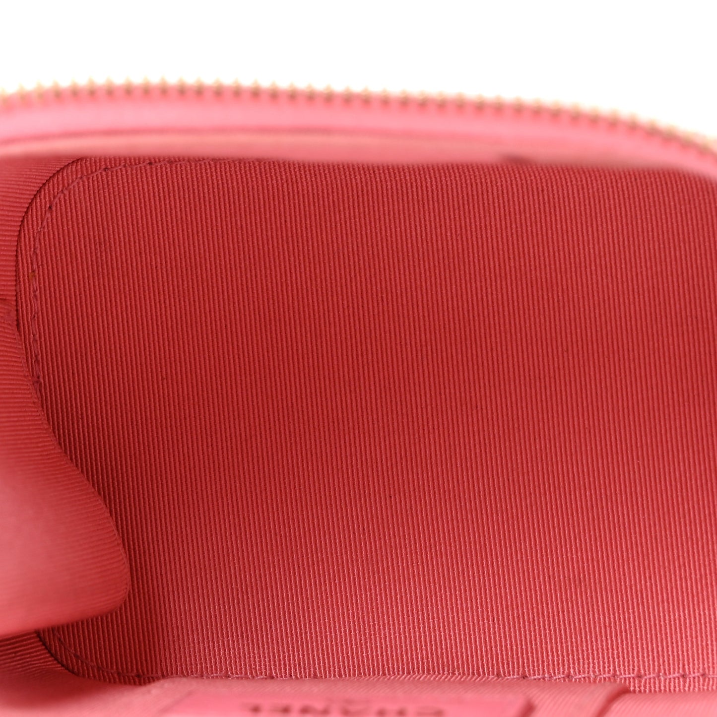 Lambskin Quilted Trendy Mini Vanity Case With Chain Pale Pink