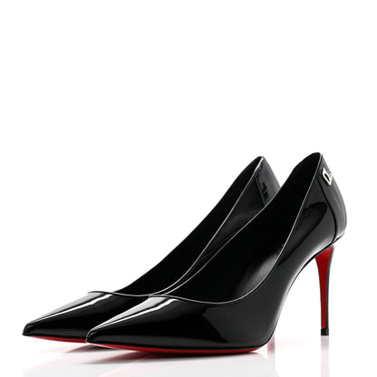 Christian Louboutin Patent Sporty Kate 85 Pumps 40 Black 3 of 7