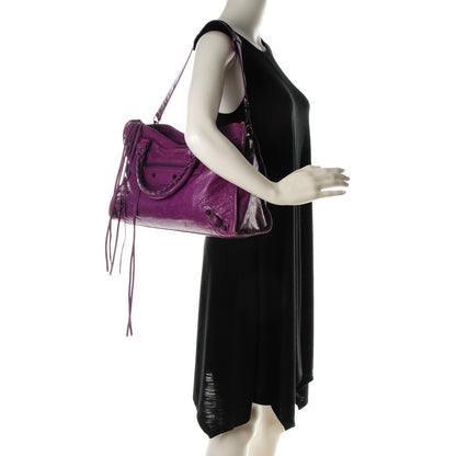 Balenciaga Agneau Classic Hardware City Ultraviolet 2 of 7