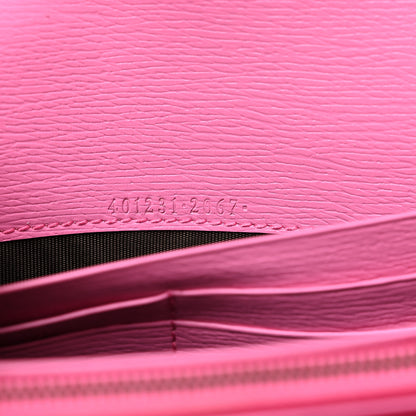 Gucci Calfskin Floral Print Mini Dionysus Chain Wallet Ivory Pink 6 of 10