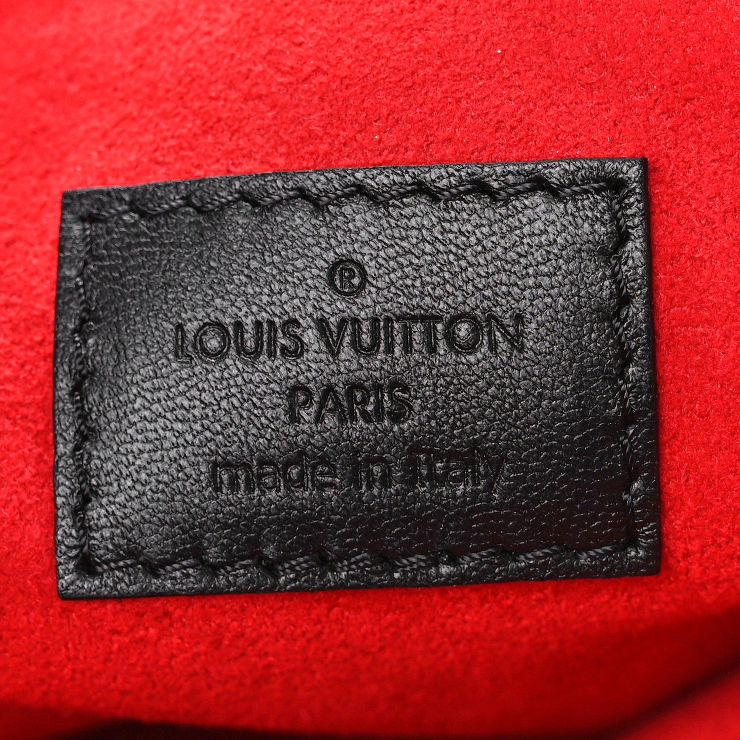 Louis Vuitton Lambskin Embossed Monogram Coussin PM Black White 8 of 11