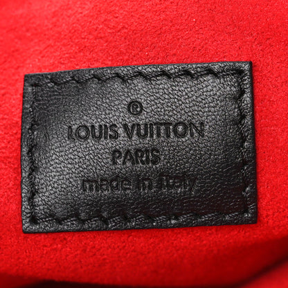 Louis Vuitton Lambskin Embossed Monogram Coussin PM Black White 8 of 11