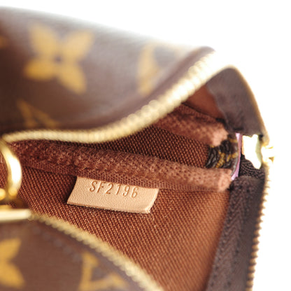 Louis Vuitton Monogram 2016 Christmas Animation Mini Pochette Accessories Rose Ballerine 7 of 7