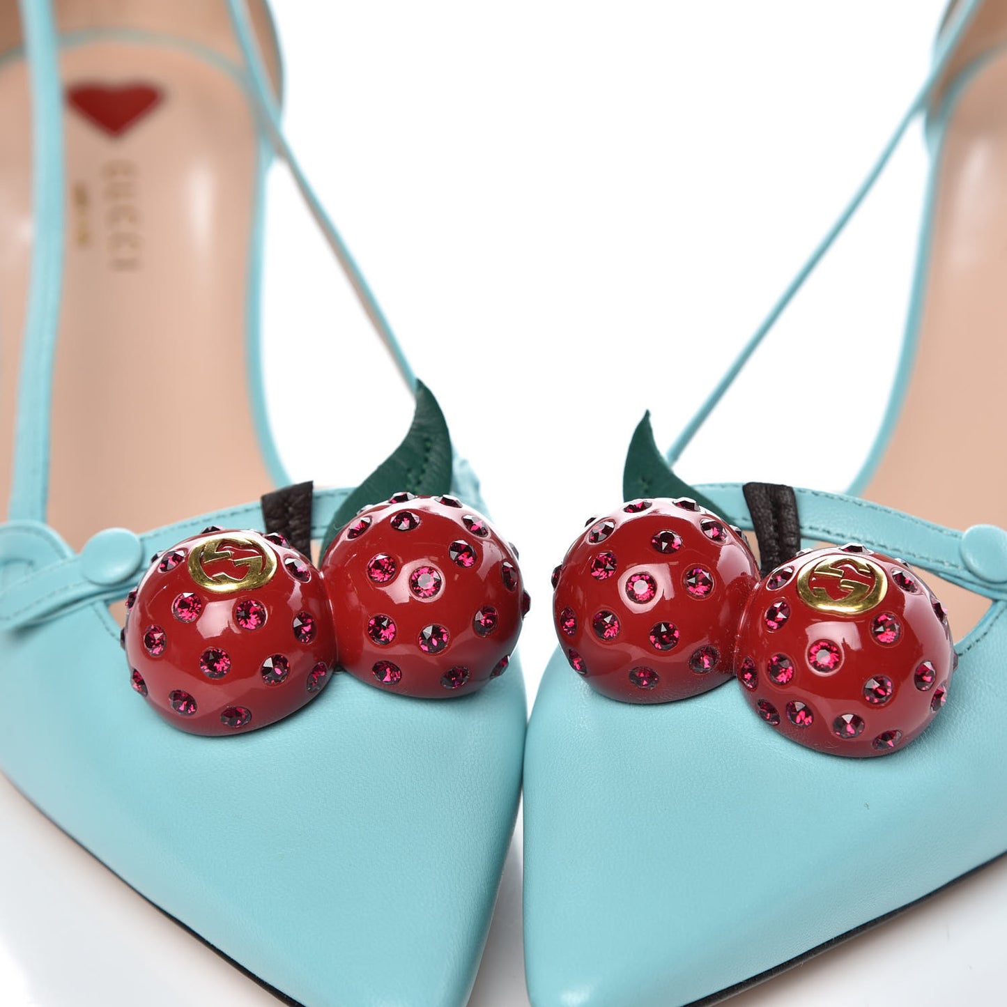 Malaga Kid Unia Cherry Pumps 40 New Acquamarine Emerald Cocoa