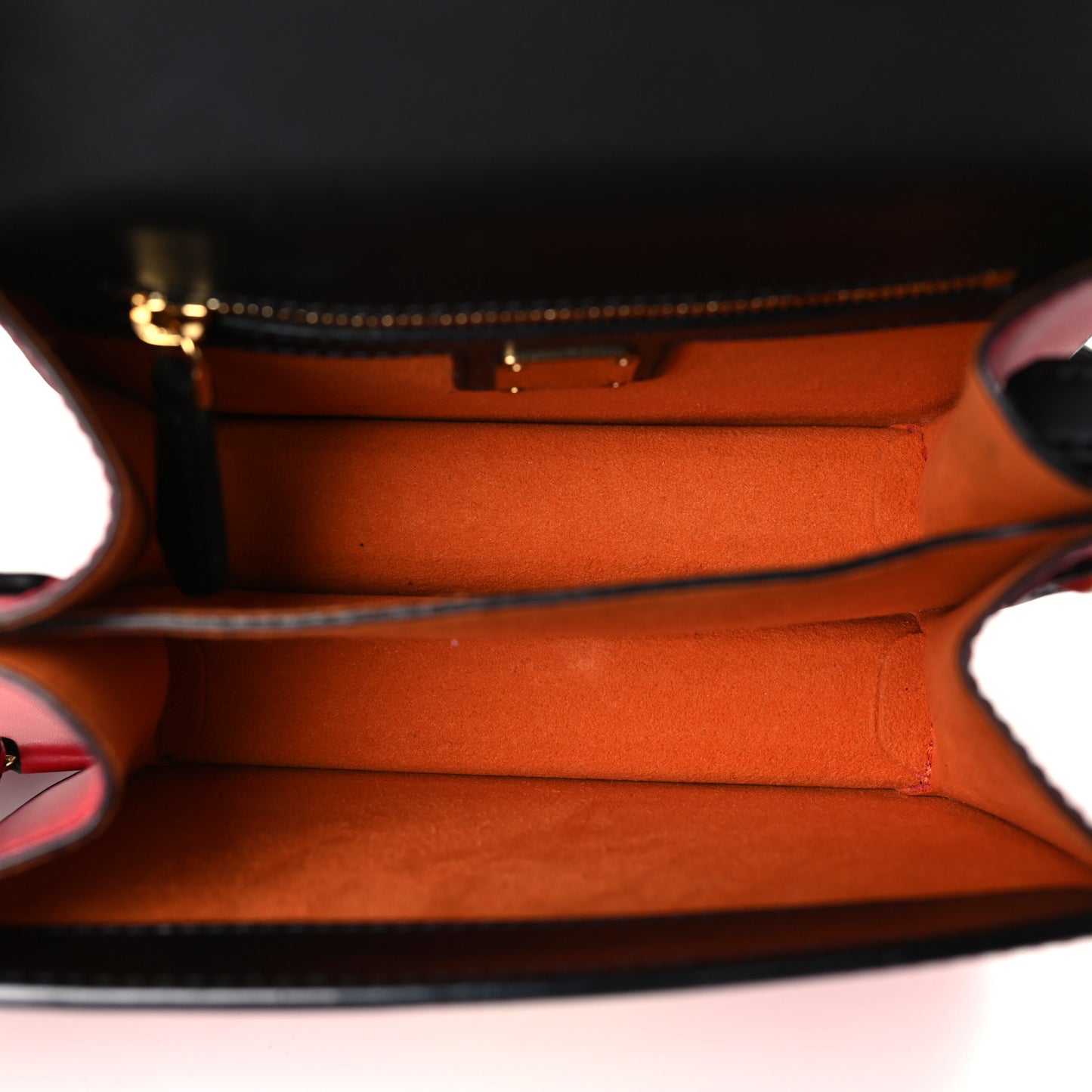 Calfskin Mini Patricia Crossbody Bag Red Black