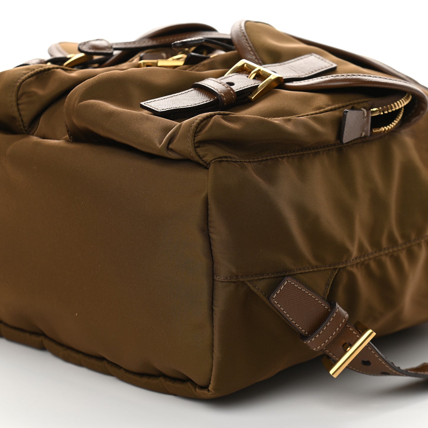 Tessuto Nylon Saffiano Vela Backpack Rovere