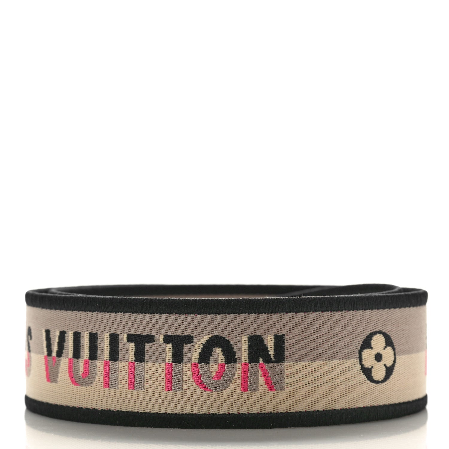 Louis Vuitton Jacquard Diane Shoulder Strap Black 2 of 3