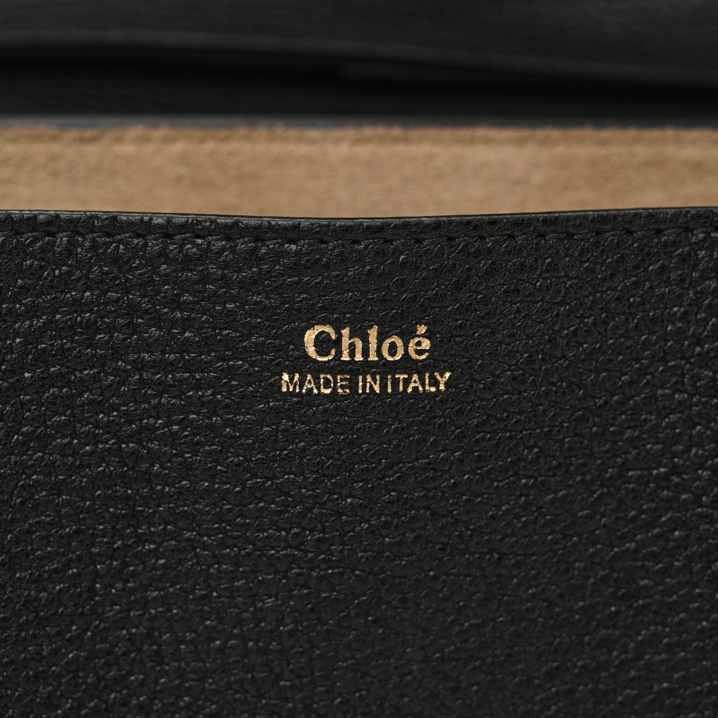 Grained Lambskin Drew Shoulder Bag Black