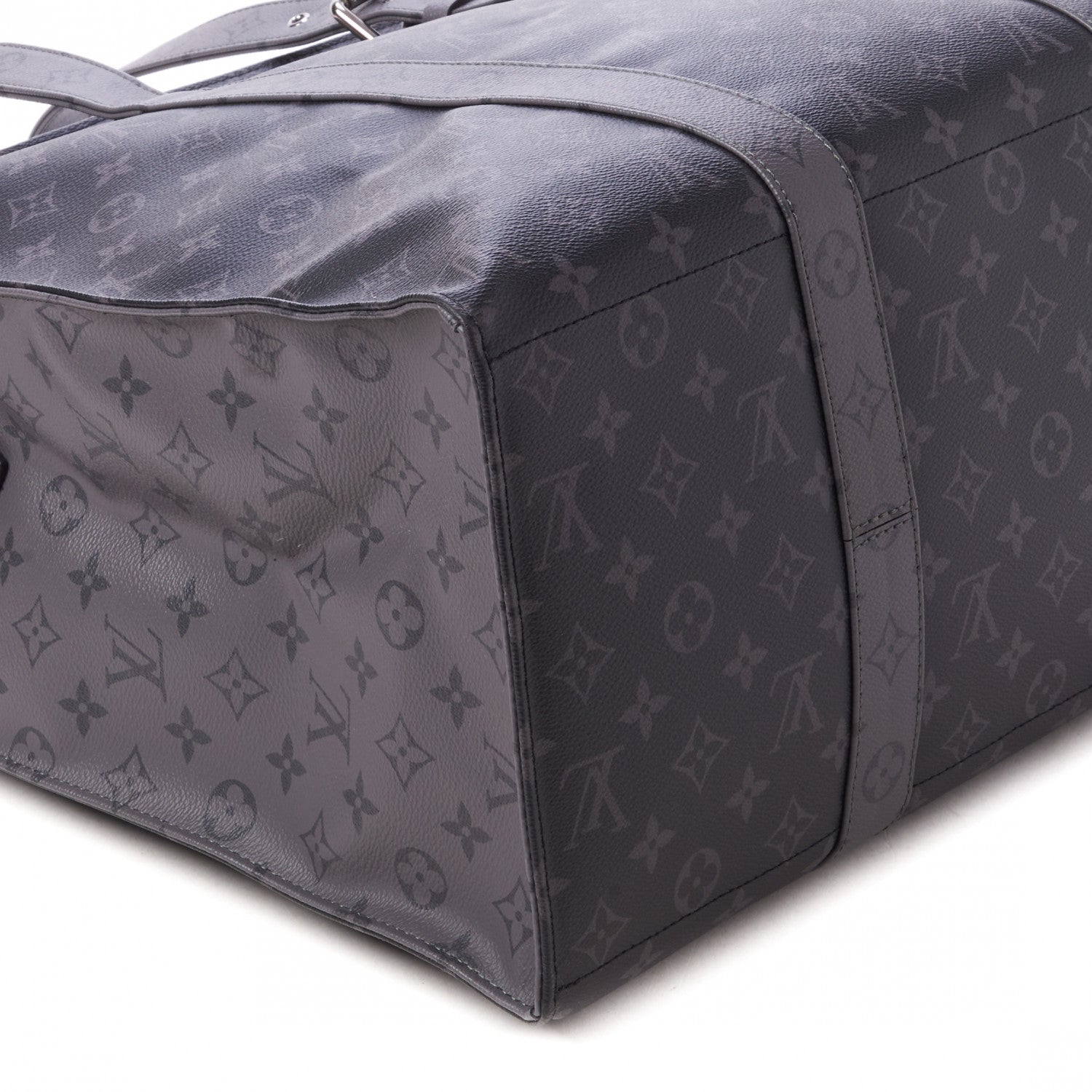 Louis Vuitton Monogram Eclipse Cabas Zippe GM Black 5 of 8