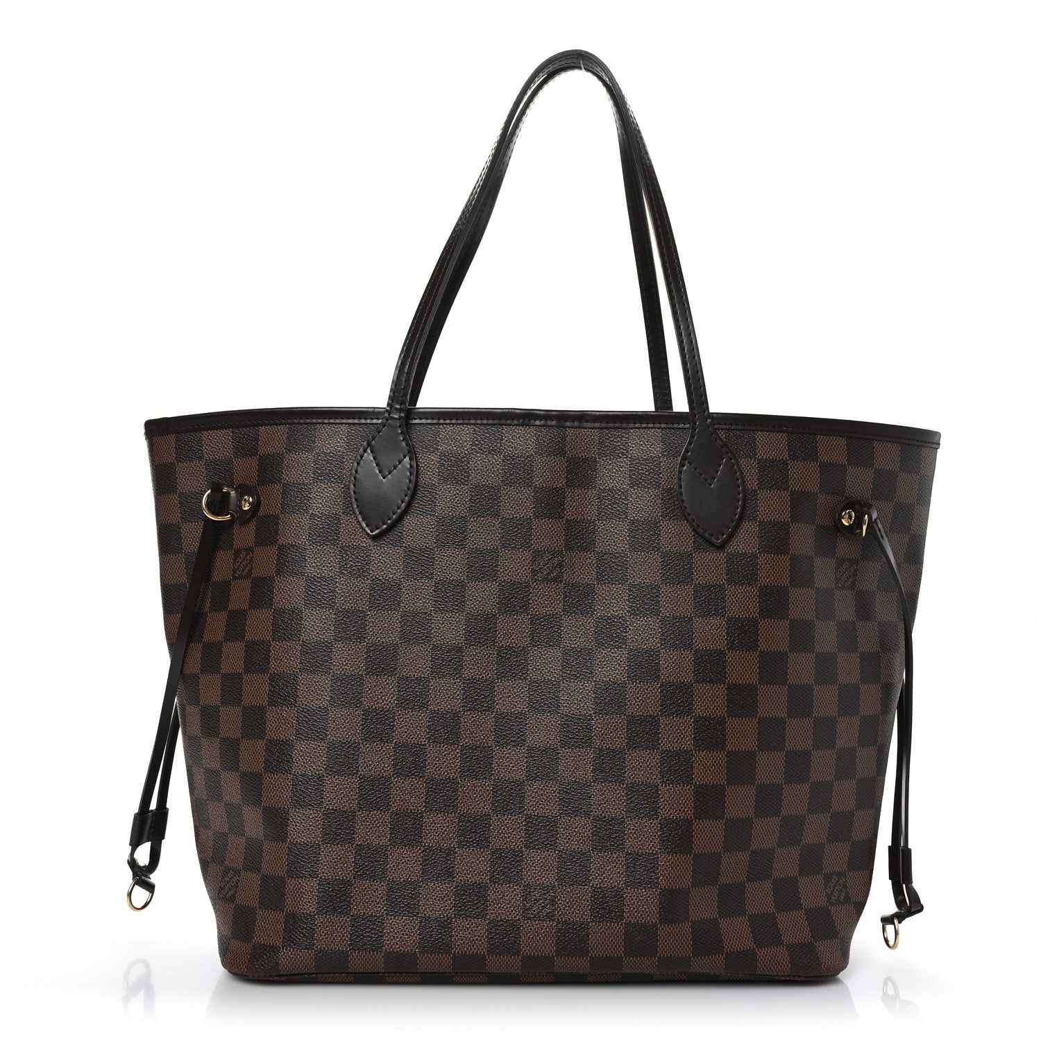 Louis Vuitton Damier Ebene Neo Neverfull MM Rose Ballerine 1 of 11