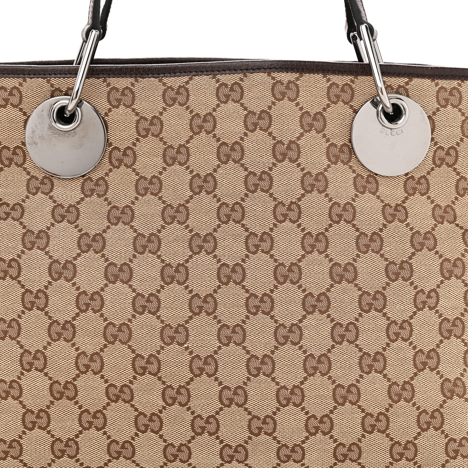 Gucci Monogram Medium Eclipse Tote Brown 9 of 13