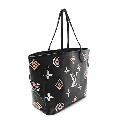 Louis Vuitton Monogram Giant Wild at Heart Neverfull MM Black 4 of 11