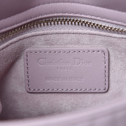 Christian Dior Ultra Matte Calfskin Cannage Mini Lady Dior Lavender 6 of 11