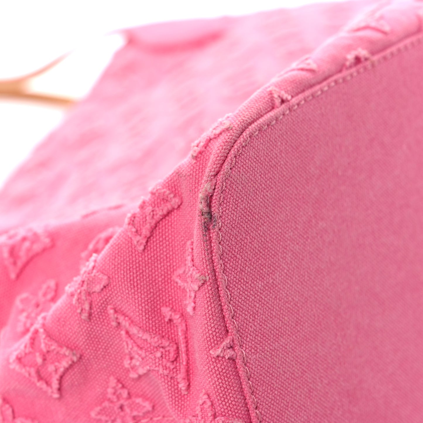 Monogram Denim Neverfull MM Rose