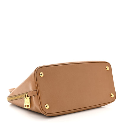 Prada Saffiano Lux Medium Promenade Tote Caramel 4 of 14