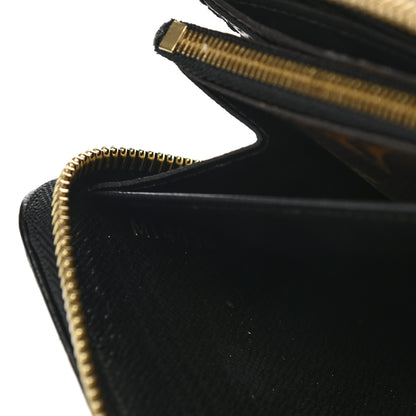 Louis Vuitton Monogram Zippy Retiro Wallet Black 6 of 9