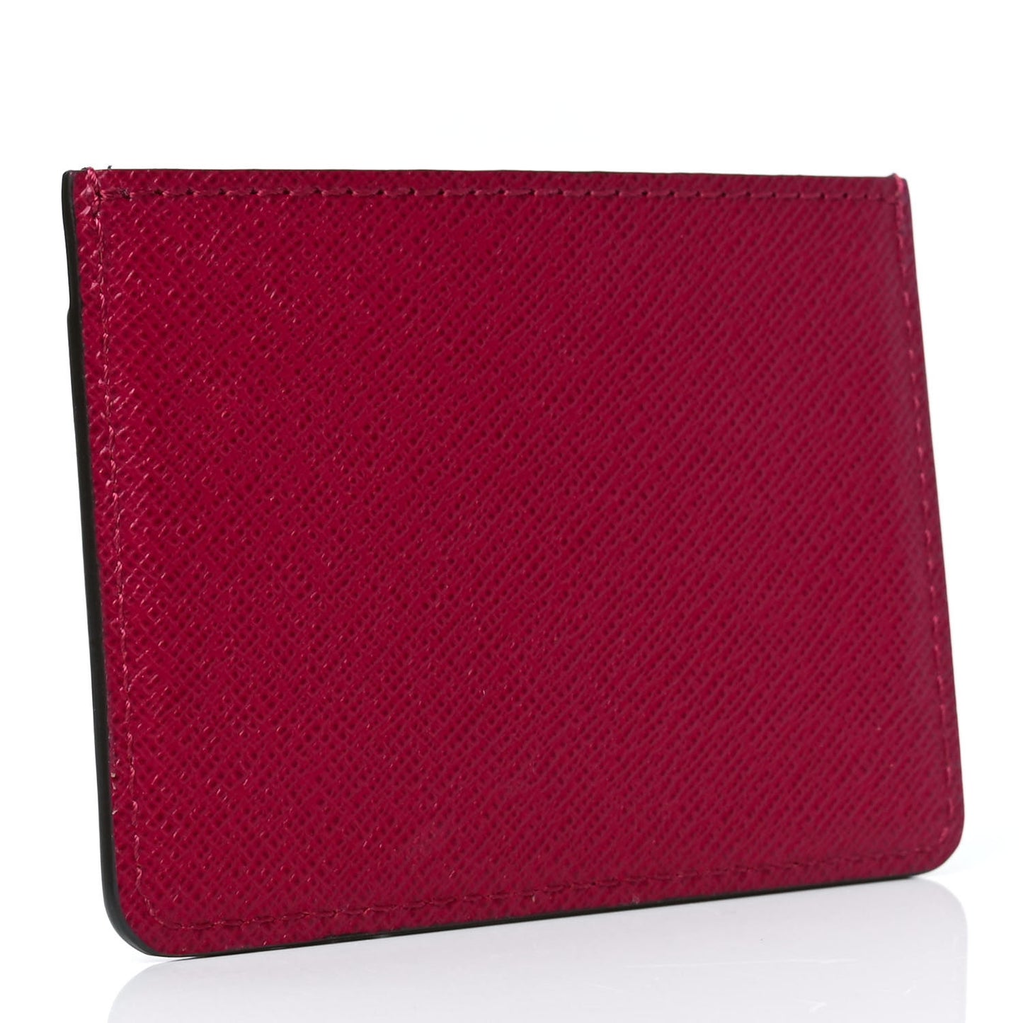 Calfskin Jeanne Wallet Card Holder Insert Fuchsia