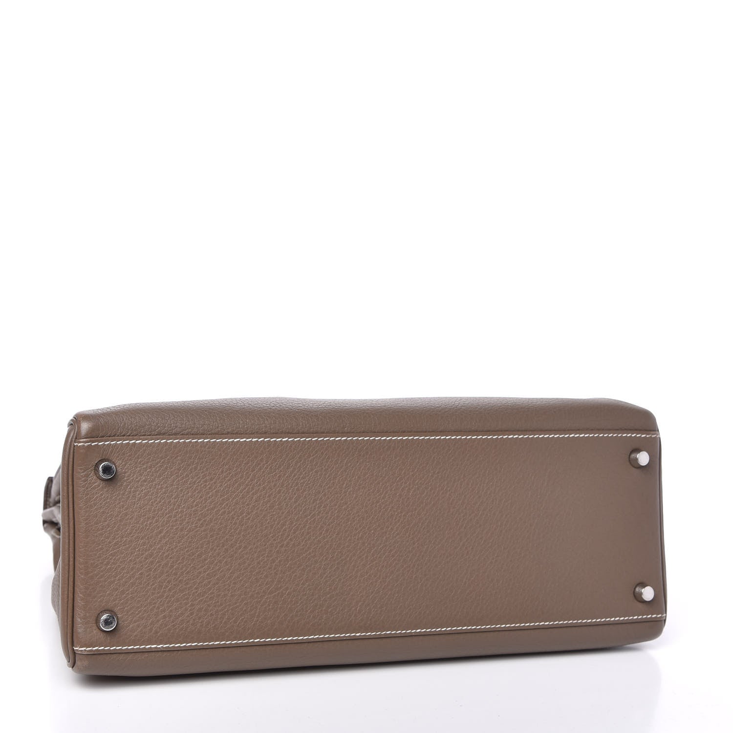 Hermes Togo Kelly Retourne 35 Etoupe 4 of 11
