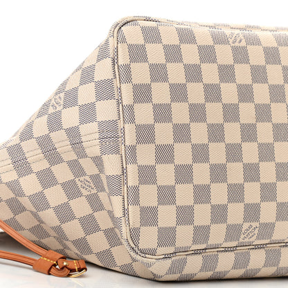 Louis Vuitton Damier Azur Neo Neverfull GM Rose Ballerine 9 of 14