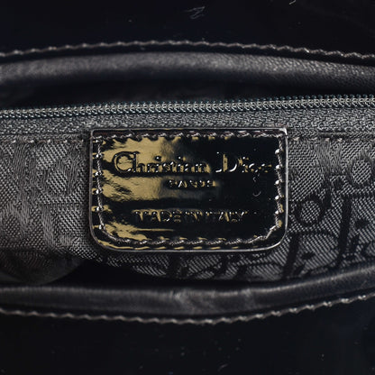 Christian Dior Patent Cannage Large Lady Dior Black 7 of 8