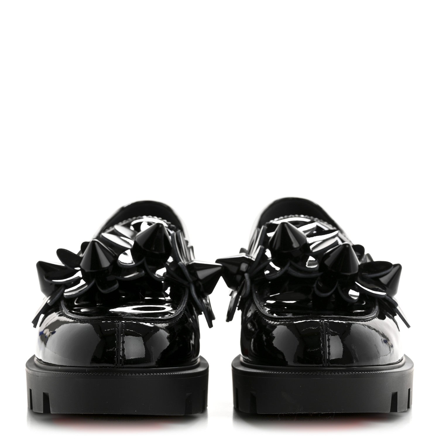 Christian Louboutin Patent Daisy Loafers 40.5 Black 3 of 9