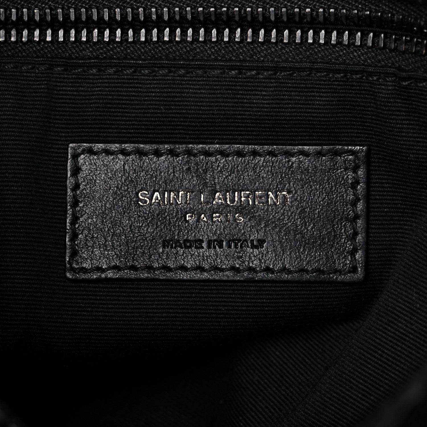 Saint Laurent Crinkled Calfskin Matelasse Monogram Medium Niki Chain Satchel Black 6 of 11