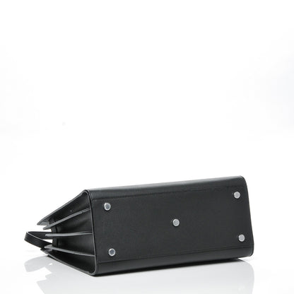 Saint Laurent Grained Calfskin Small Sac De Jour Black 4 of 7