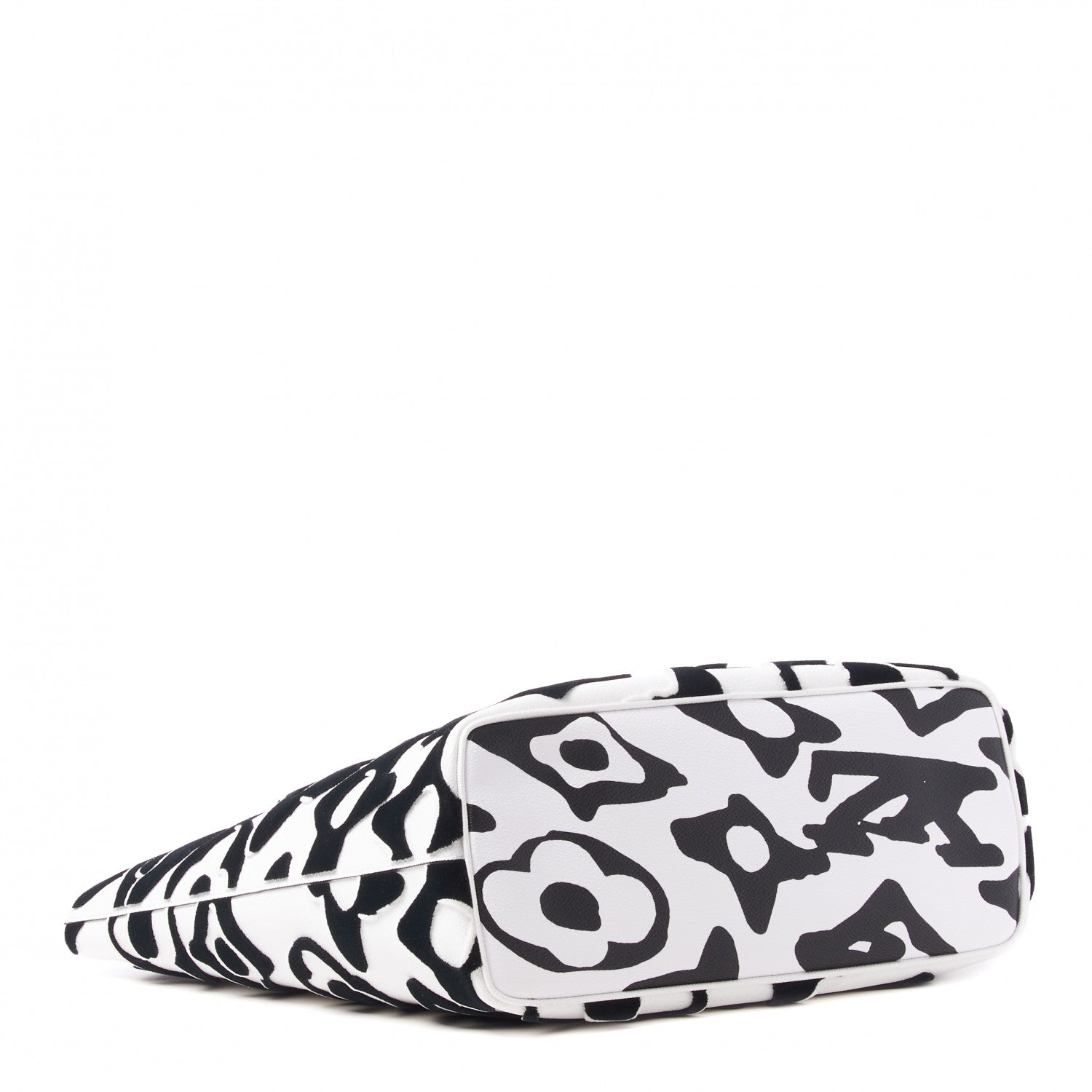 Louis Vuitton X UF Tufted Monogram Tufted Cabas White Black 4 of 8