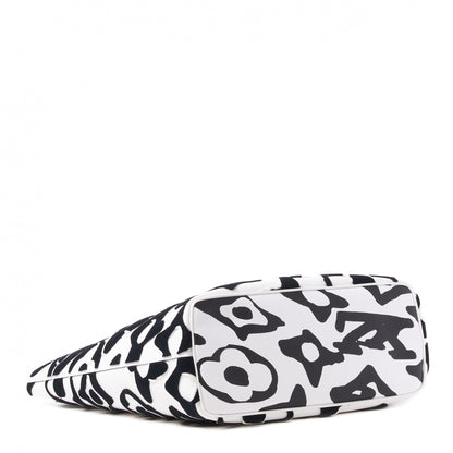 Louis Vuitton X UF Tufted Monogram Tufted Cabas White Black 4 of 8