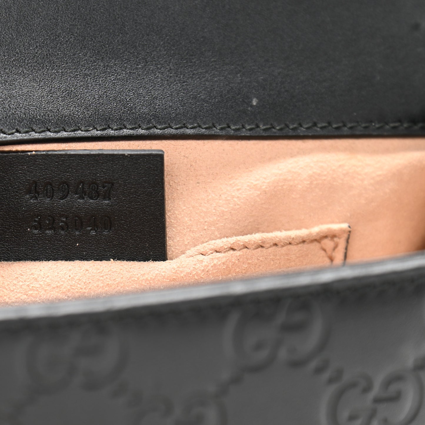Guccissima Small Padlock Shoulder Bag Black