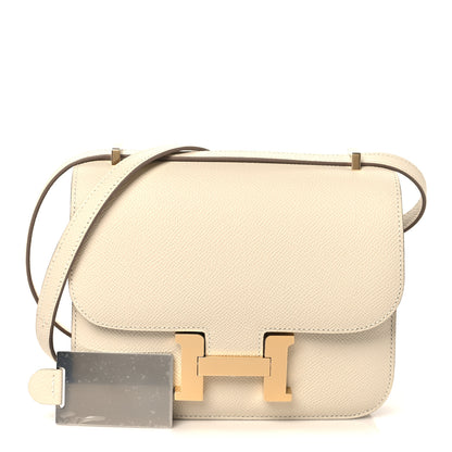 Hermes Epsom Constance 18 Craie 3 of 12