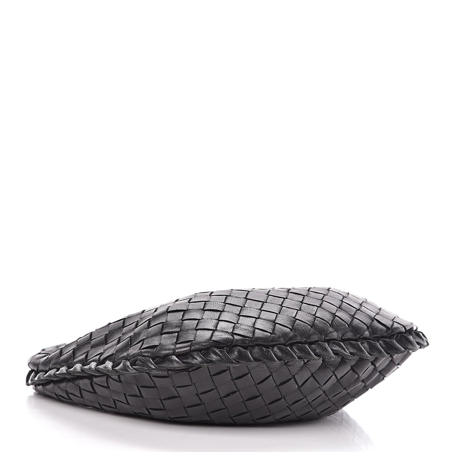 Nappa Intrecciato Mini Veneta Hobo Black