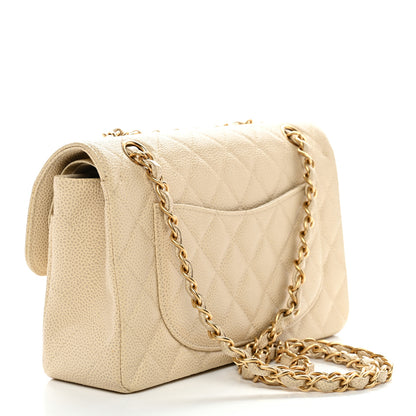Chanel Caviar Quilted Small Double Flap Beige 2 of 10