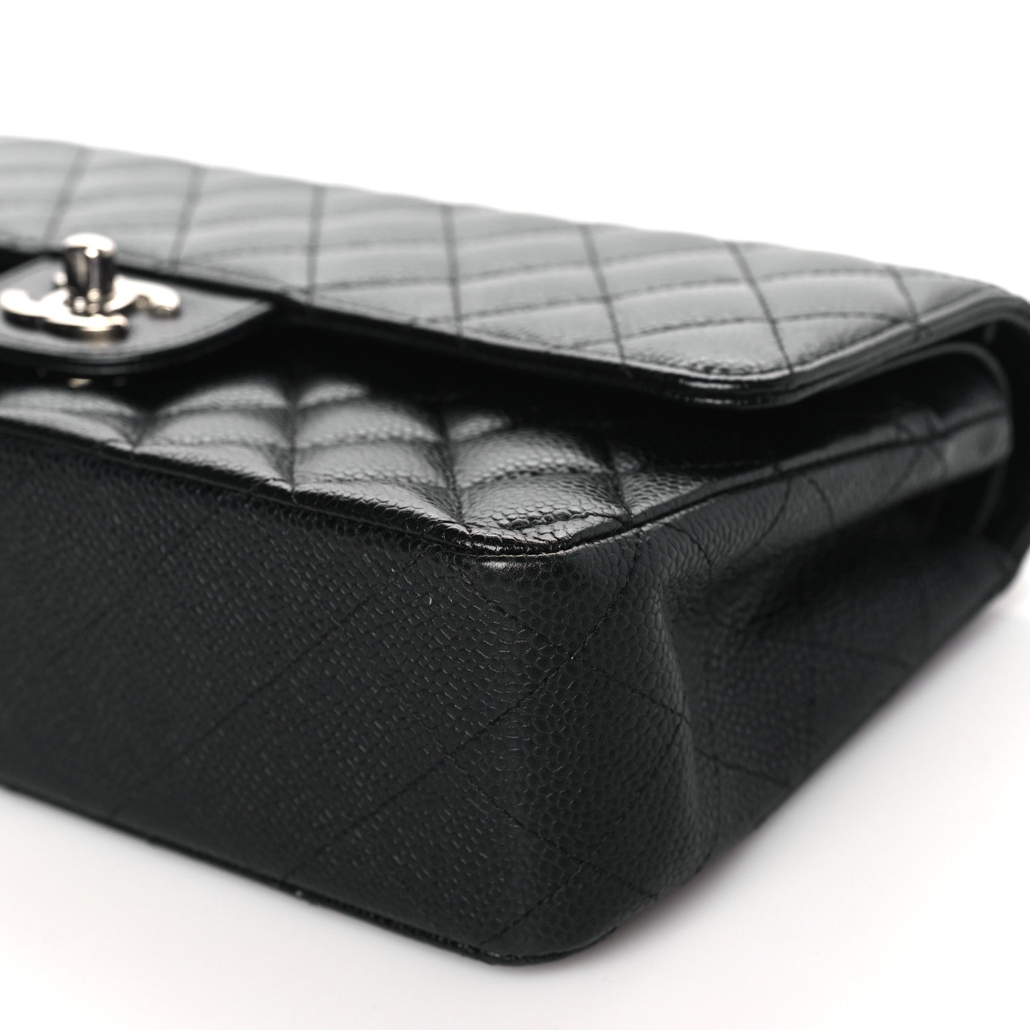 Chanel Caviar Quilted Medium Double Flap Black 10 of 10