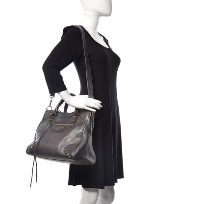 Balenciaga Chevre Classic Gold Hardware Velo Bronze 2 of 9