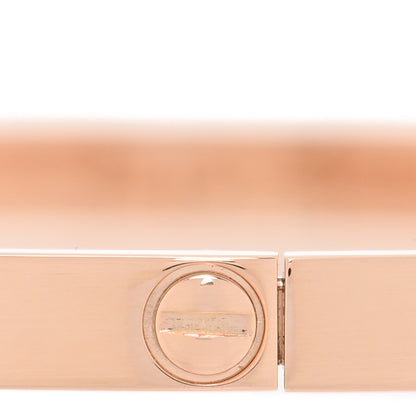 Cartier 18K Pink Gold 6 Diamond Small LOVE Bracelet 18 4 of 6