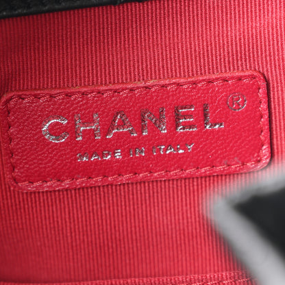 Chanel Aged Calfskin Quilted Gabrielle Backpack Black 6 of 10