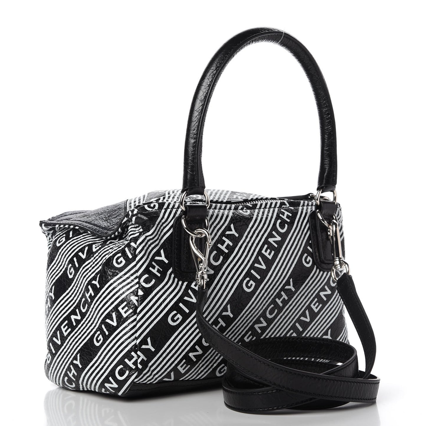 Lambskin Small Logo Pandora Black