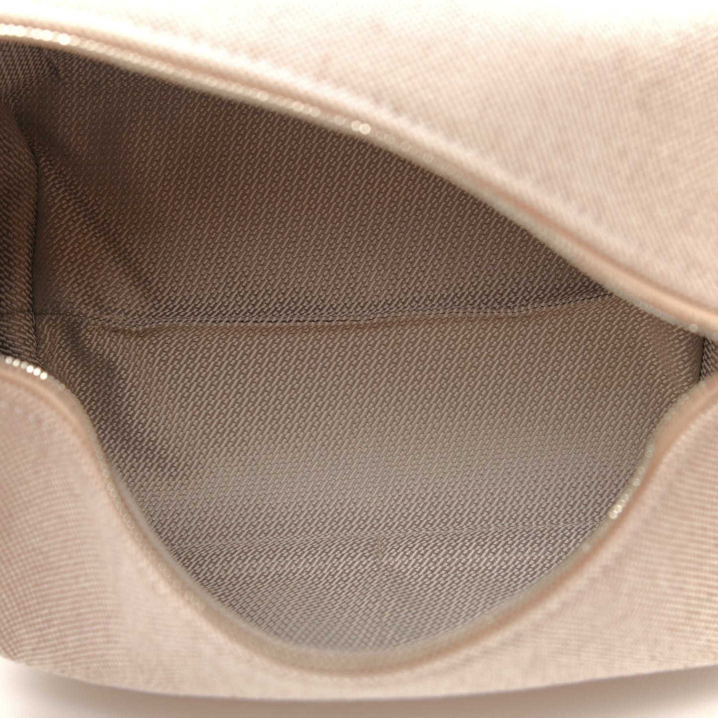 Canvas Large Bride-A-Brac Pouch Natural Orange