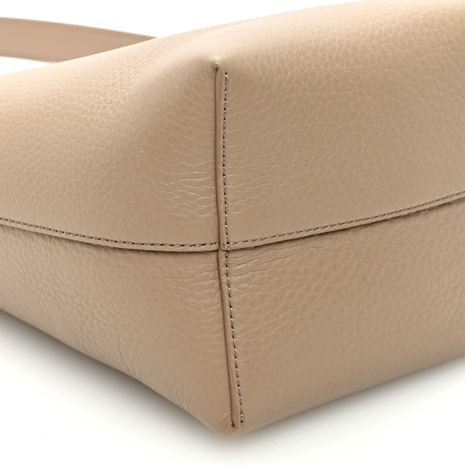 The Row Grained Calfskin Small N/S Park Tote Dark Taupe 8 of 9