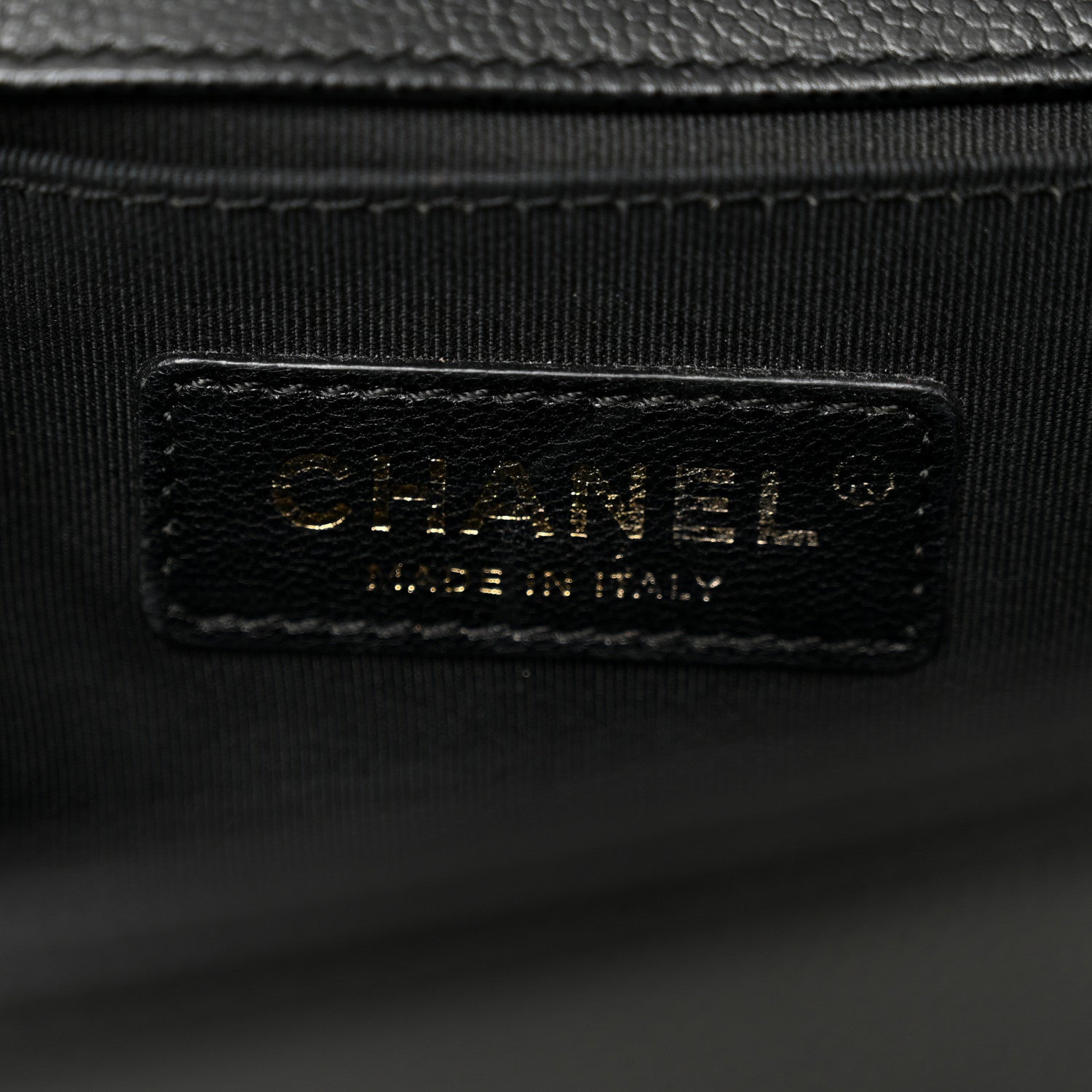 Chanel Caviar Quilted Medium Boy Flap Black 6 of 10