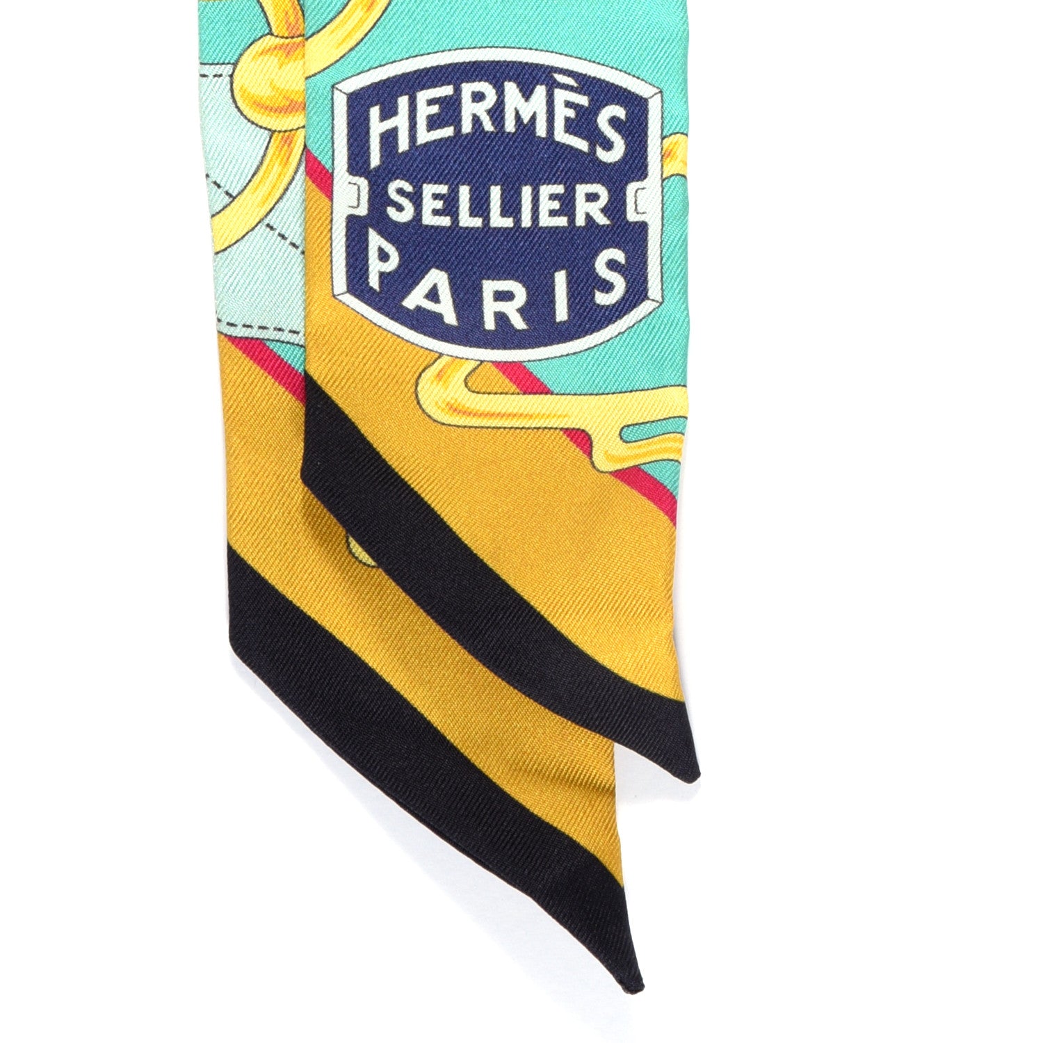 Hermes Silk Tatersale Twilly 2 of 4