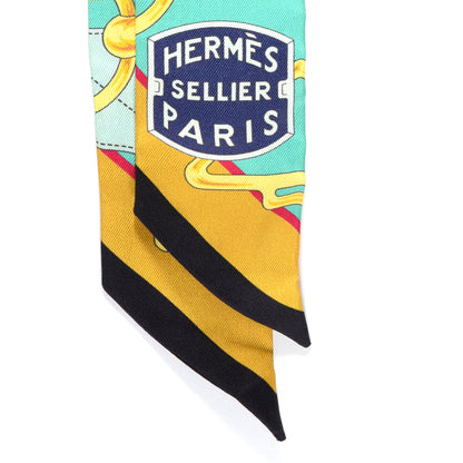 Hermes Silk Tatersale Twilly 2 of 4