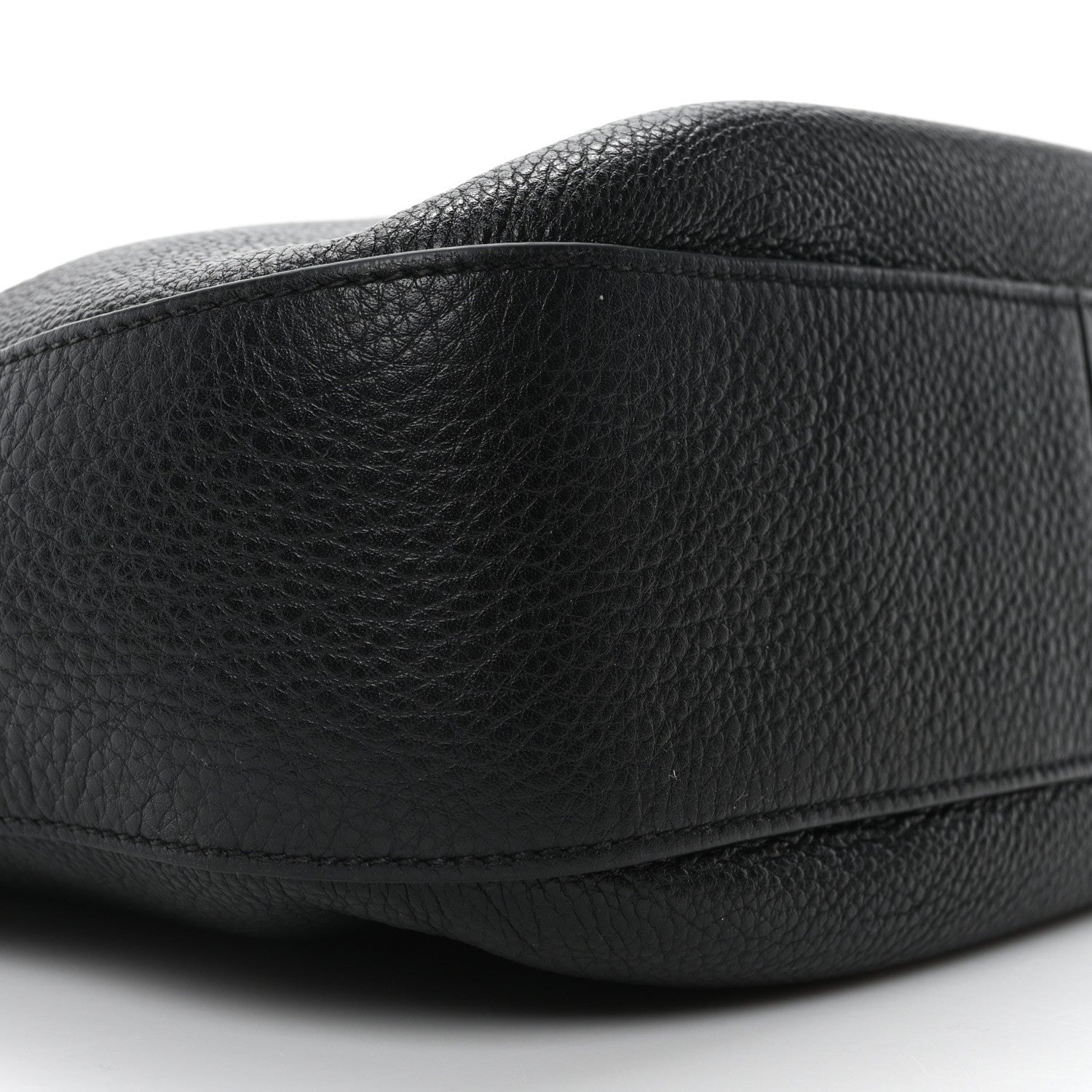 Prada Vitello Phenix Zippered Messenger Hobo Black 8 of 9