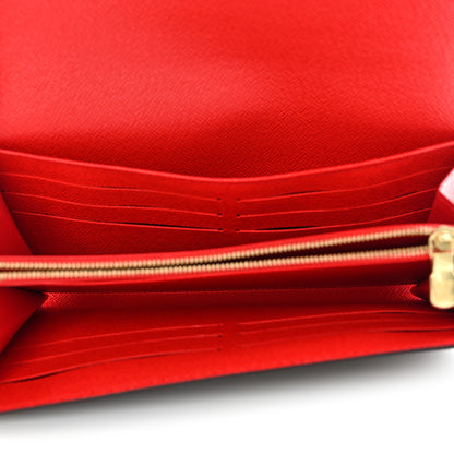 Louis Vuitton Monogram Sarah Wallet NM Coquelicot 5 of 9